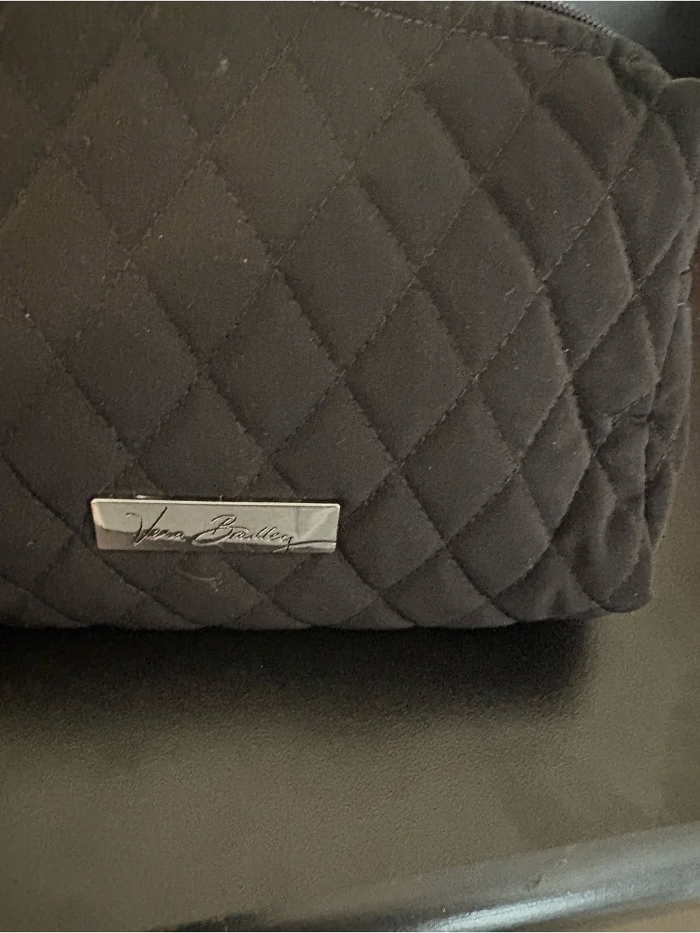 Vera Bradley quilted cosmetic bag